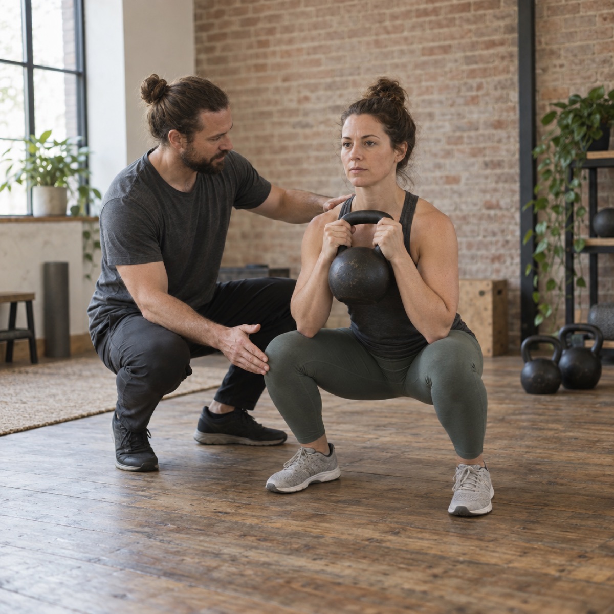 Coach sportif en séance individuelle